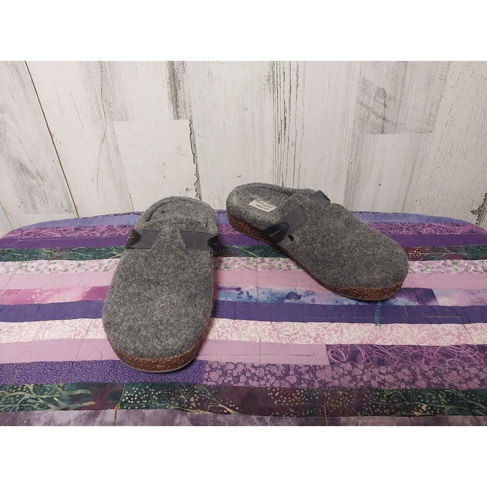 Earth Origins Womens Jenna Felt Slip On Clog With Strap Size 7M